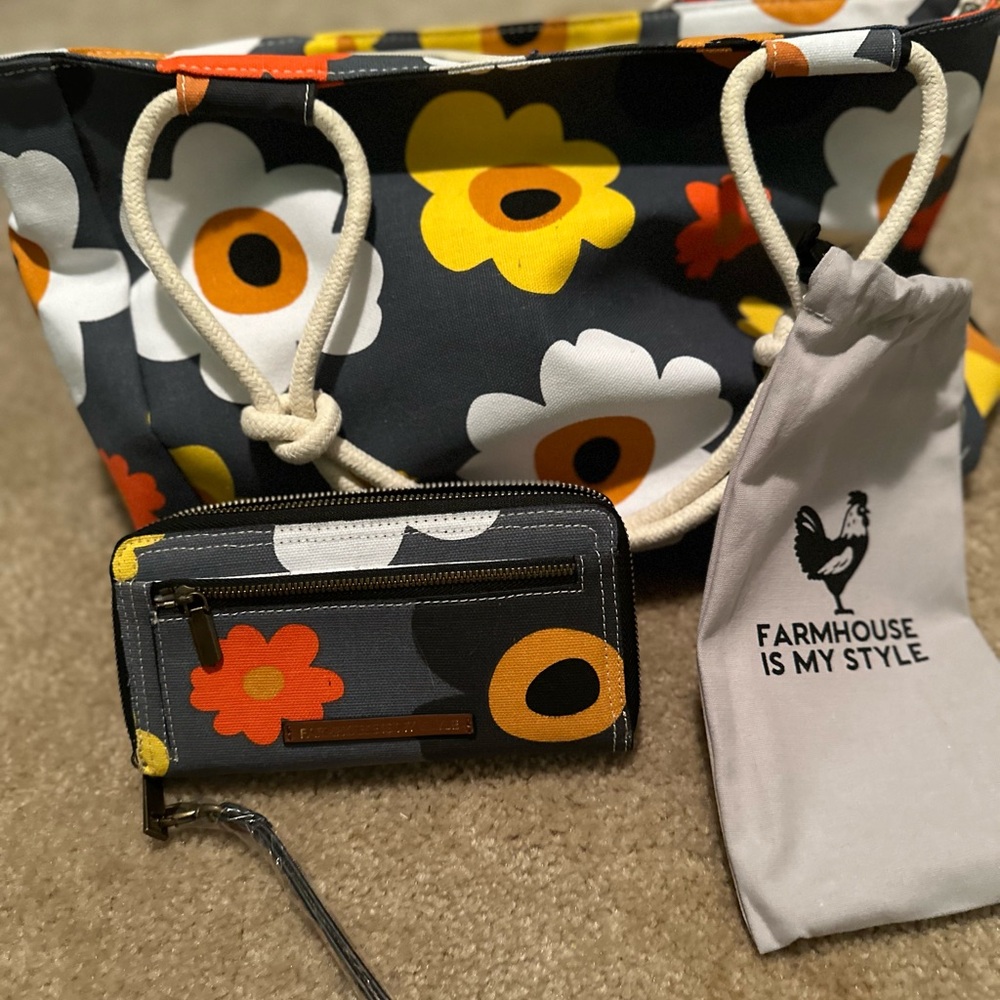 Farmhouse Style bag and wallet